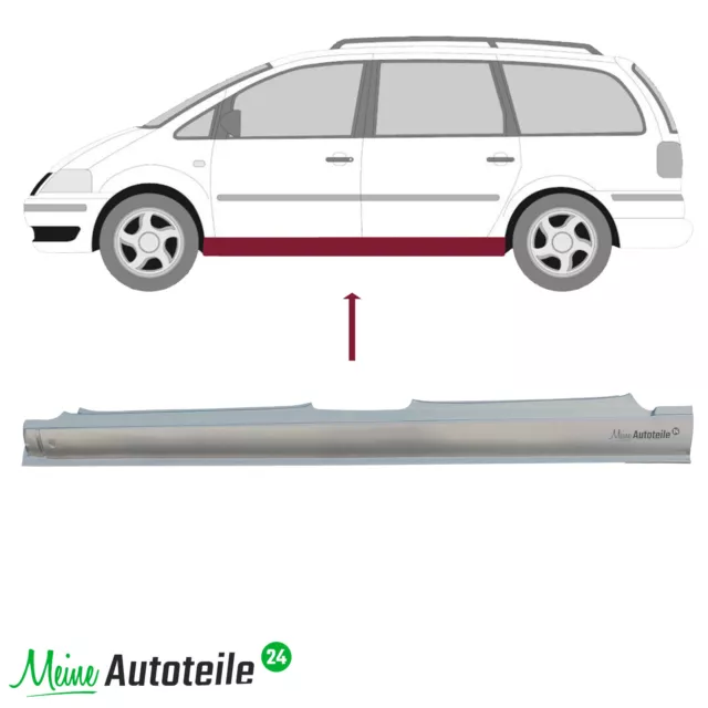 Schweller Reparaturblech für Volkswagen Sharan Galaxy Alhambra 1995-2010 / Links