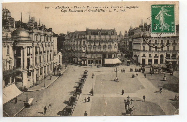 LA POSTE Theme - Post Office - CPA 49 - ANGERS - Post Office 2