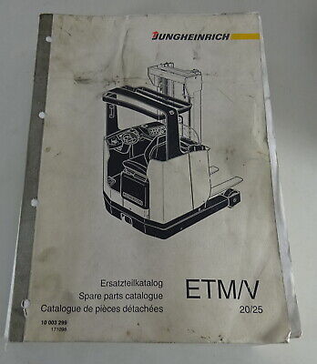 Jungheinrich Catalogue des Pièces Jungheinrich Elektrogabelstapler Dis ´95 De 2001 
