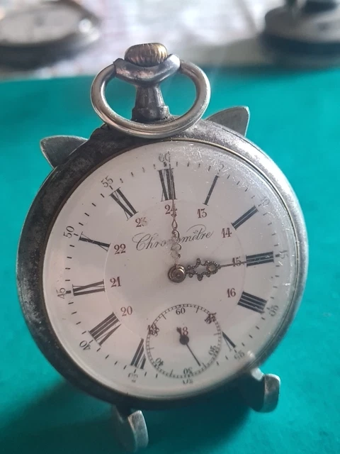 Montre De Poche Chronomètre Vintage - Mouvement Non Bloqué (à Vérifier) - Réf. 199-13/P8 - Occasion
