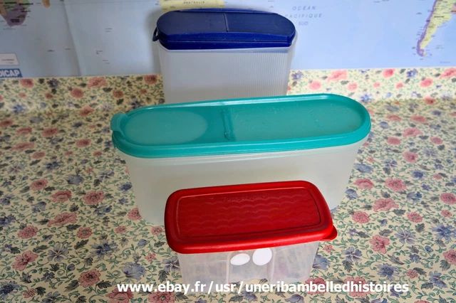Tupperware lot de 4 boites modulaires pop 1.7L- 1.1L - 2 X 0.5 L