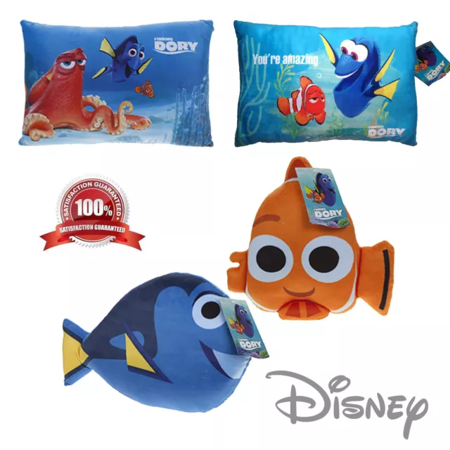 Finding Dory Disney  Shaped Soft Cushion PillowNemo Fish Plush Kids Toy Gift NEW