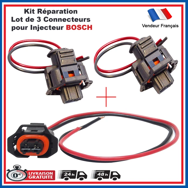 Kit Réparation Faisceau Injecteur 2 Fils – Compatible Alfa Romeo, Fiat, Opel, Saab, Suzuki 1.3 1.6 1.9 2.0 JTD/Multijet/CDTI