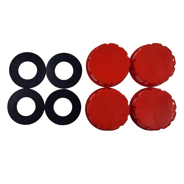 4x Replacement Gas Can Solid Base Cap Accessory Practical Coarse Thread Outdoor