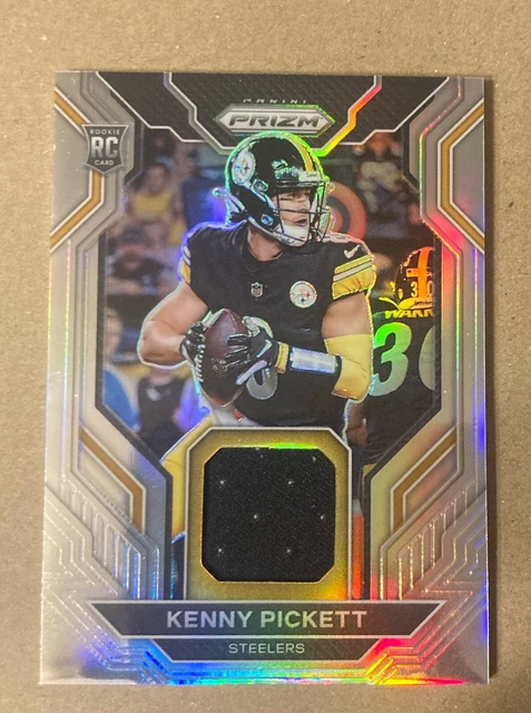 2022 NFL Prizm Football Kenny Pickett Silver Memorbilia #RG-KP Steelers Rookie