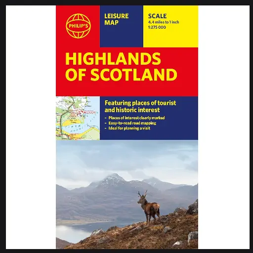 Philip's Highlands of Scotland: Leisure and Tourist Map: Leisure and Tourist Ma