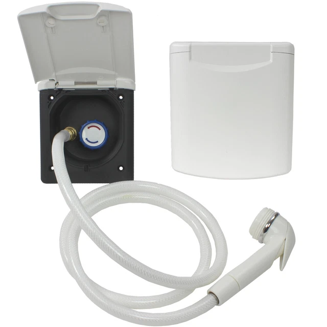 CR-MOESANCO Wohnmobil Wasserhahn Set - 360° Drehbar Mit Schnellverbinder