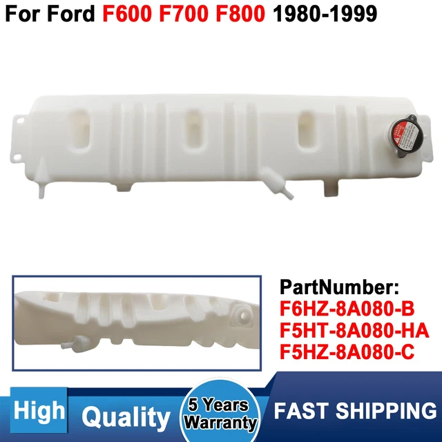 F6HZ-8A080-B Coolant Overflow Tank Fits 80-98 Ford F600 F700 F800 F5HT