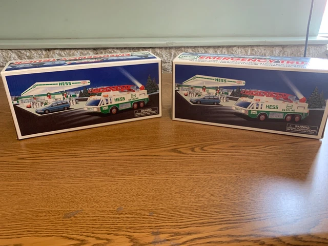 New In Box 1996 Hess Gasoline Emergency Truck