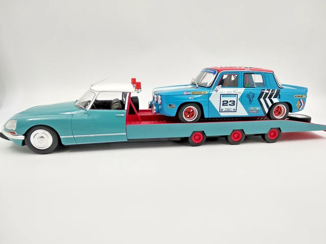 Citroën Ds porte voiture echelle 1:18 longueur 45 cm (R8 Gordini non fournie)