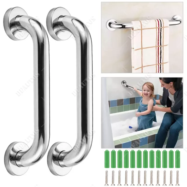 4stk Badezimmer Badewanne Edelstahl Haltegriff Sicherheit Handlauf Wandhandlauf