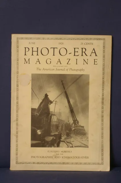 F66614 ~ REVISTA DE LA ERA FOTOGRÁFICA - The American Journal of Photography - junio de 1928