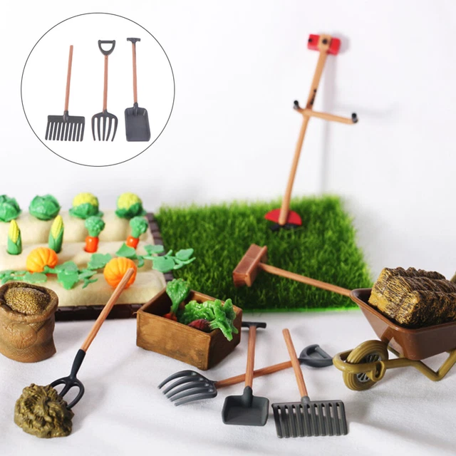 MINI PELLE ET Râteau De Ferme Outils Pour Enfants Jouets D'extérieur
