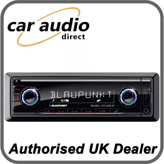 Blaupunkt Skagen 370 DAB BT in car radio with Bluetooth, AUX, USB, SD input  and iPod iPhone music control