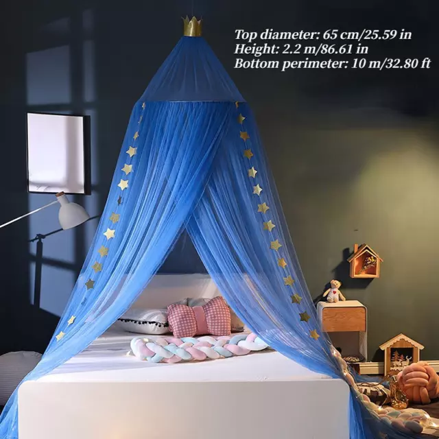 Kid Children Bed Canopy Polyester Hanging Mosquito Net Princess Dome Bed Tent