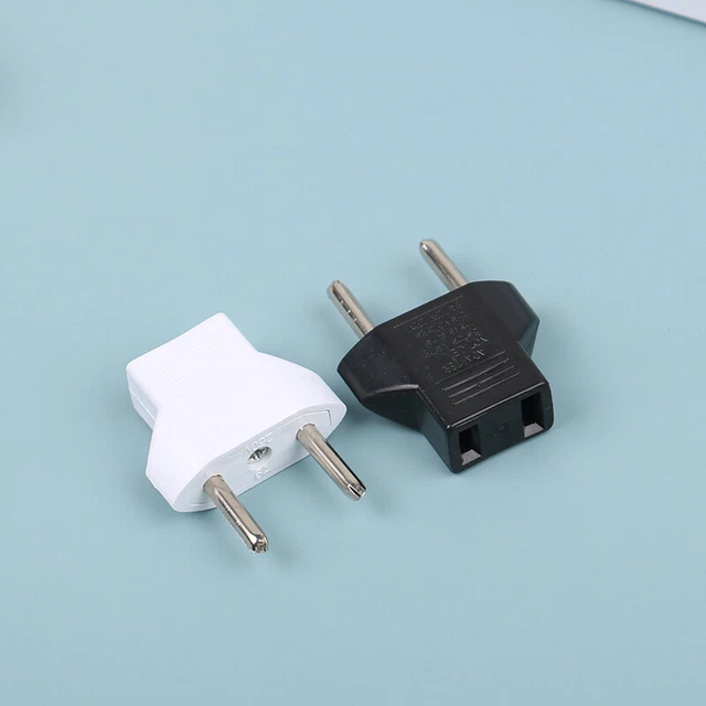 5Pcs European EU Plug Adapter Euro Travel Adapter AC Power Cord Charger PlQU
