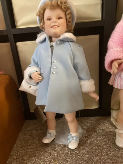 Shirley Temple 20 inch Danbury Mint Doll  Excellent Condition