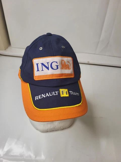 Renault F1 Team Hat 2007-08 Season ING Sponsor Pit Crew Mechanic Baseball Cap
