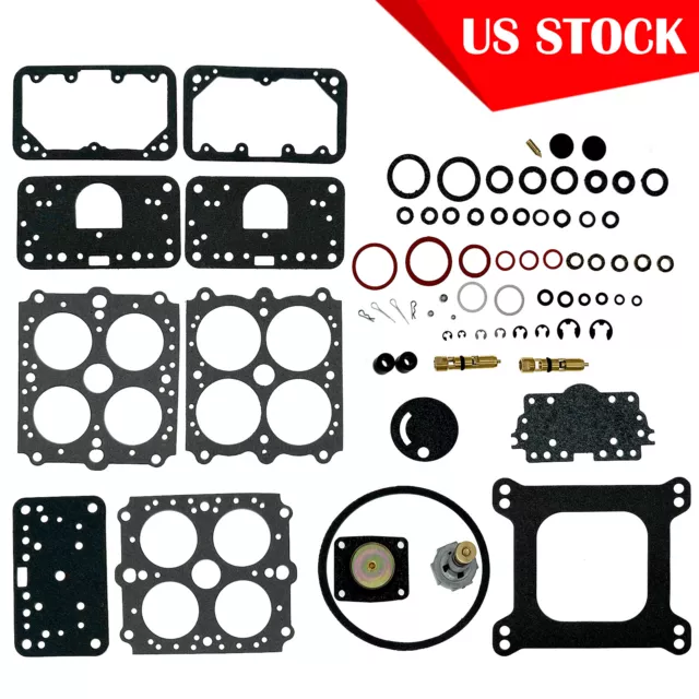 For Holley 4160 Carburetor Carb Rebuild Kit Vacuum 390 600 CFM Quick Fuel 3-2000