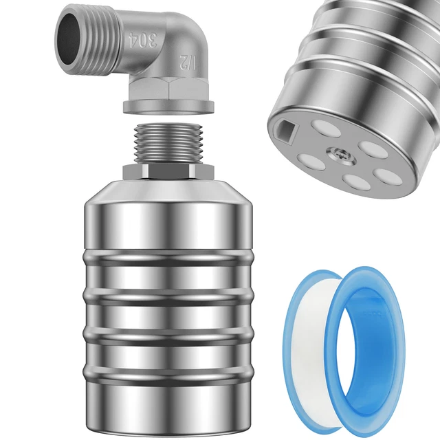 WATER LEVEL CONTROL Float Valve 304 Stainless Steel Fully Automatic