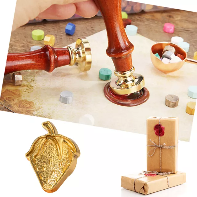 Special-shaped Fire Paint Head Retro 3D Relief Stamps Head for Wedding Card (H)