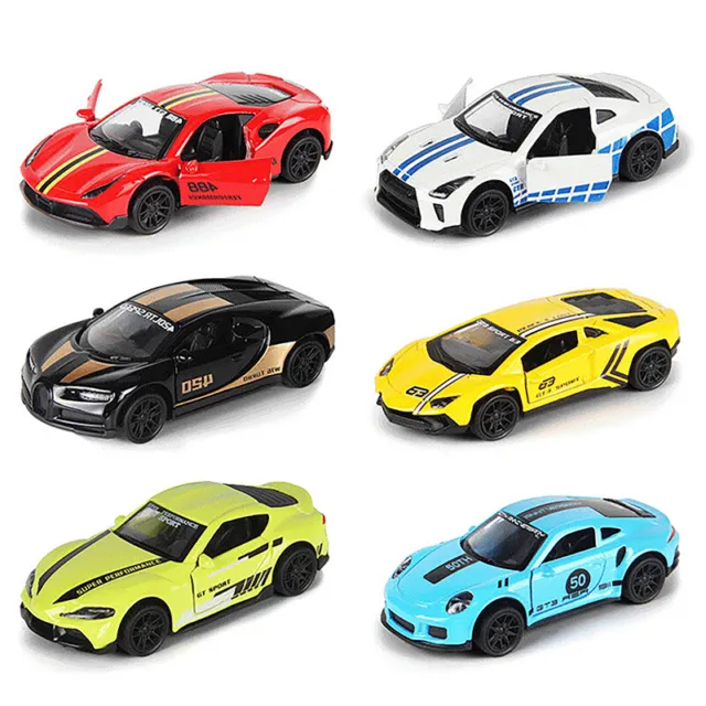 1Pc 1:43 Alloy Vintage Diecast Car Model Classic Pull Back Car Model For Kids