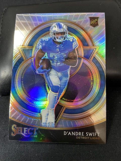 2020 Select D'Andre Swift Phenomenon Silver Prizm Rookie RC #P22 DETROIT LIONS