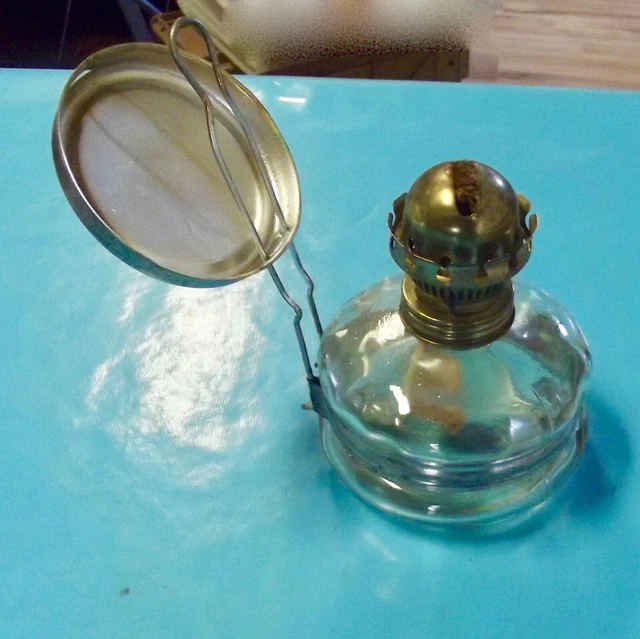 Antik Lampe Öl Laterne Kerzenhalter Vintage Scout Scouting Camping
