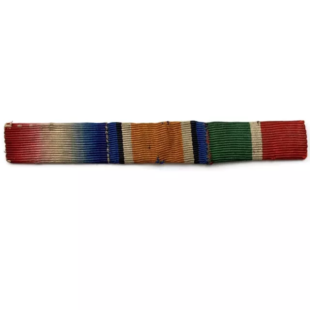 WW1 Trio (1914/15 Star, British War Medal & Mercantile Marine) Ribbon Bar SEW ON