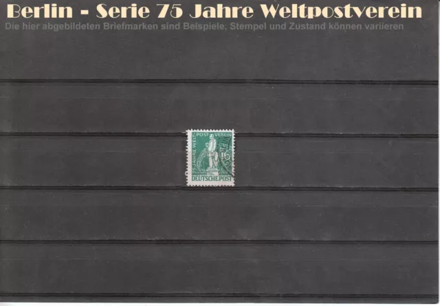 Berlin 75 J. Weltpostverein MiNr 36 Heinrich v Stephan gestempelt 25€ Michel UPU