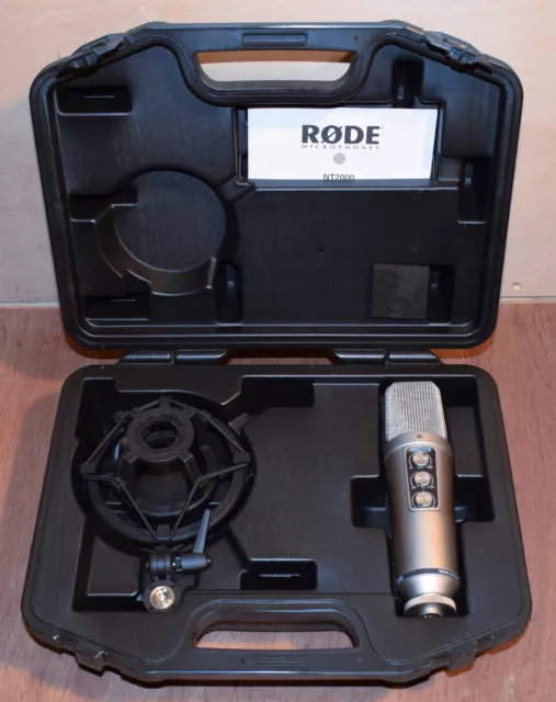 Rode NT2000 Multipattern Condenser Microphone - excellent condition