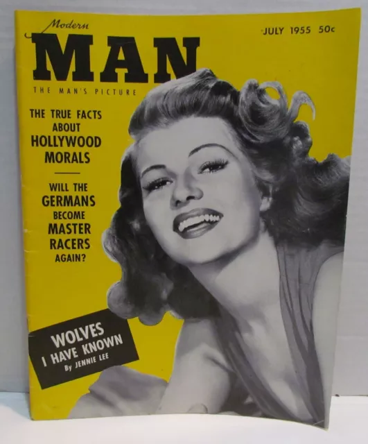 Modern Man Magazine July 1955 Rita Hayworth, Stripper Jennie Jee