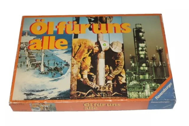 Öl für uns alle von Ravensburger 1976 Brettspiel Vintage