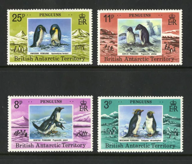 M5549 British Antarctic Territory 1979 SG89/92 - 1979 Penguins