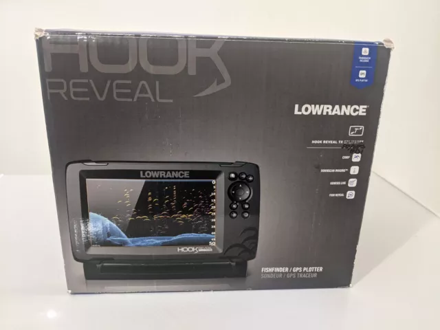HOOK REVEAL 7X Fish Finder With 50/200 HDI Transducer $330.00
