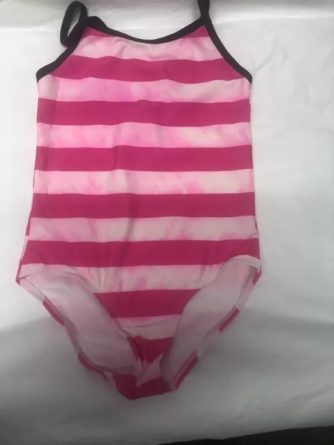 Kanu Surf Big Girls' Layla Beach Sport Banded One Piece Swimsuit Pink Sz10