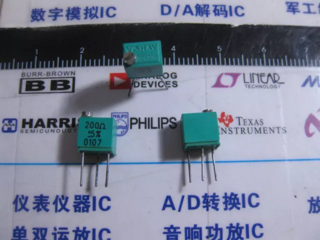 1X 1240W 200R 5% Trimmer Resistors Through Hole 200 ohms 1/4w 5% Y4053200R000J0L