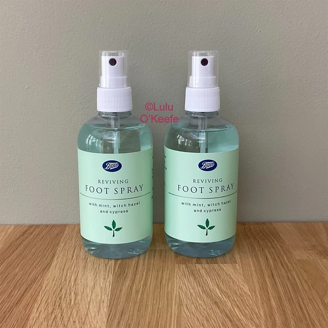 2 X BOOTS REVIVING FOOT SPRAY MEDICATED ANTISEPTIC 150ml Each MINT