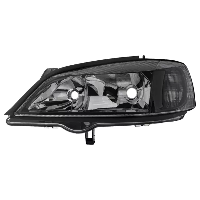Fanale Sinistro Nero H7/HB3 per Opel Astra G CC F48_ F08_ F35_ F67
