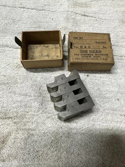 10-32 Thread Chasers for H&G 9/16" Threading Die Head Eastern Machine Screw