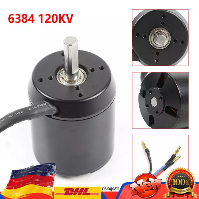 6384 120KV 2970W Brushless Sensor Motor Elektromotor Für E-Scooter Skateboard