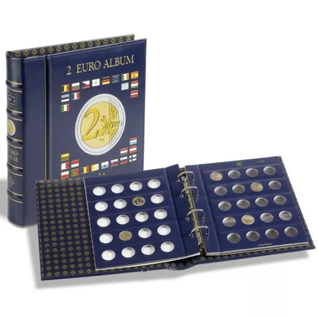 Album numismatique VISTA pour 2 euros + étui  - 341 017 - LEUCHTTURM