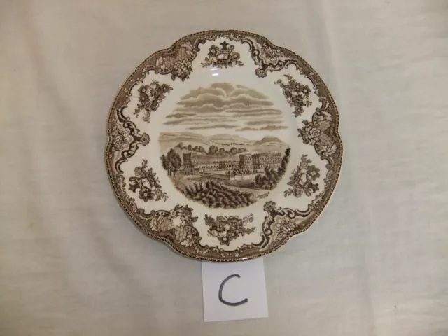 c4 Pottery Johnson Bros - Old Britain Castles - vintage plates, heritage - 8G4B