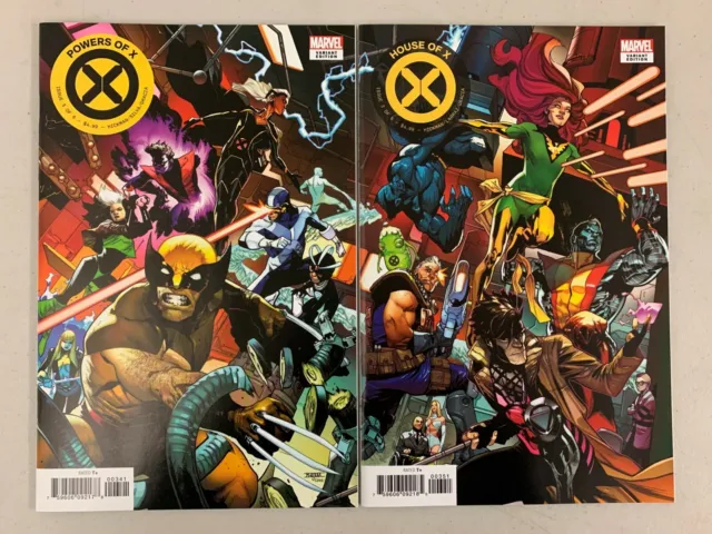 House of X Powers Of X #3 (Marvel 2019) Asrar Connecting Variant Set