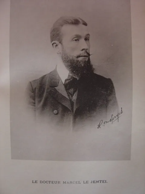 Portrait Phototypie de Marcel LEJEMTEL Né à Villeneuve-Saint-Georges