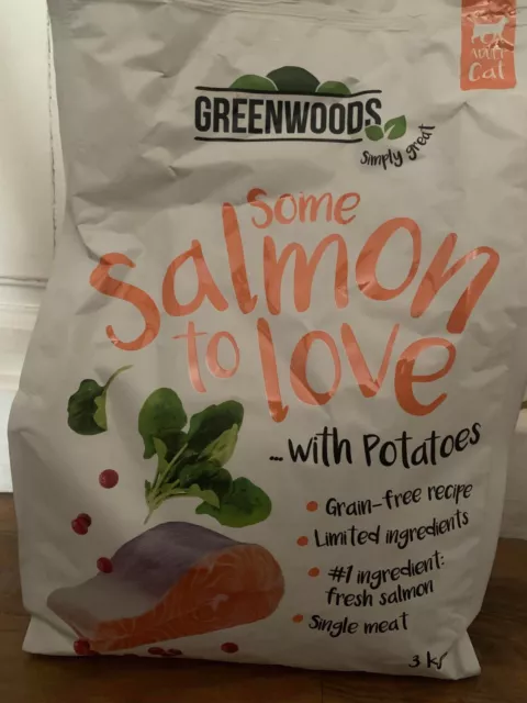 Croquettes Greenwoods Salmon to love (sans céréales)  3 kg