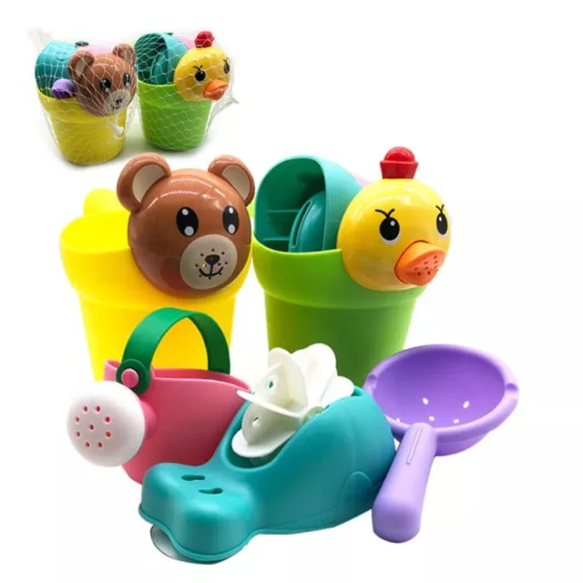 Baby Toddler Bath Set Flower Waterfall Water Station Fun BathroomToy Set