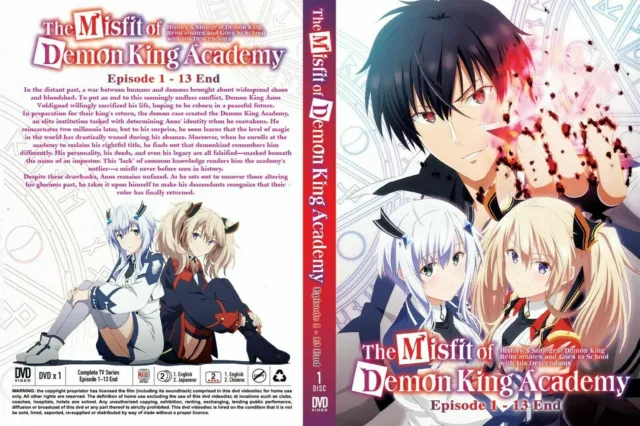 DVD ANIME THE Misfit Of Demon King Academy Season 1+2 (Part 1) :1-25 End  English $56.86 - PicClick AU