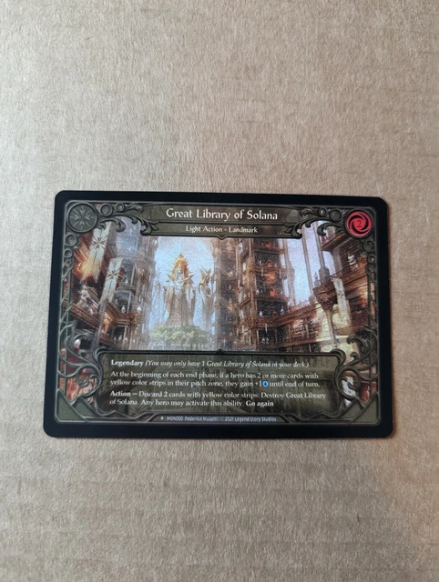 【fab】great library of solana 【cold foil】 Great Library of Solana | Monarch (1st Edition) | Star City Games