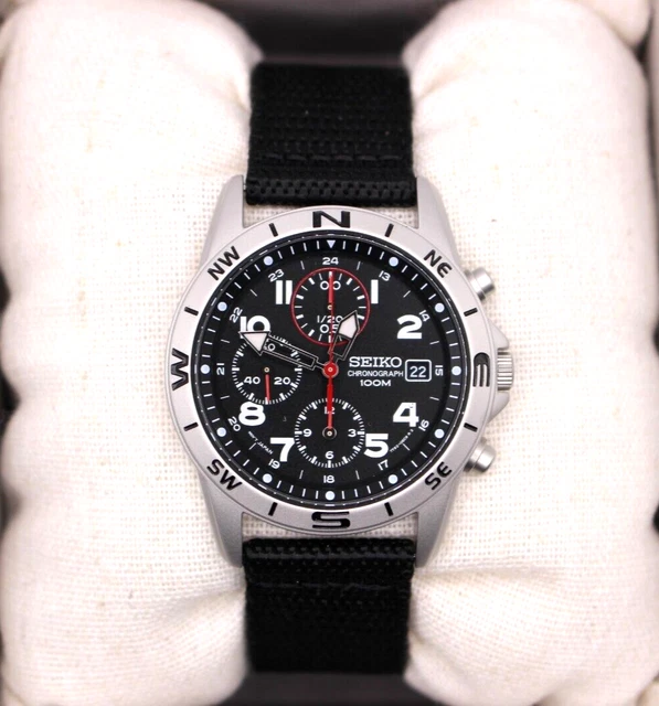 Lunette De Montre Seiko Vintage – Verre Saphir/minéral – Modèle 195V01GNS0 (sans Boîte)